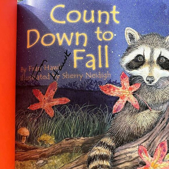 SIGNED AUTOGRAPH Count Down to Fall [Arbordale Collection] - Fran Hawk Book - Picture 4 of 5